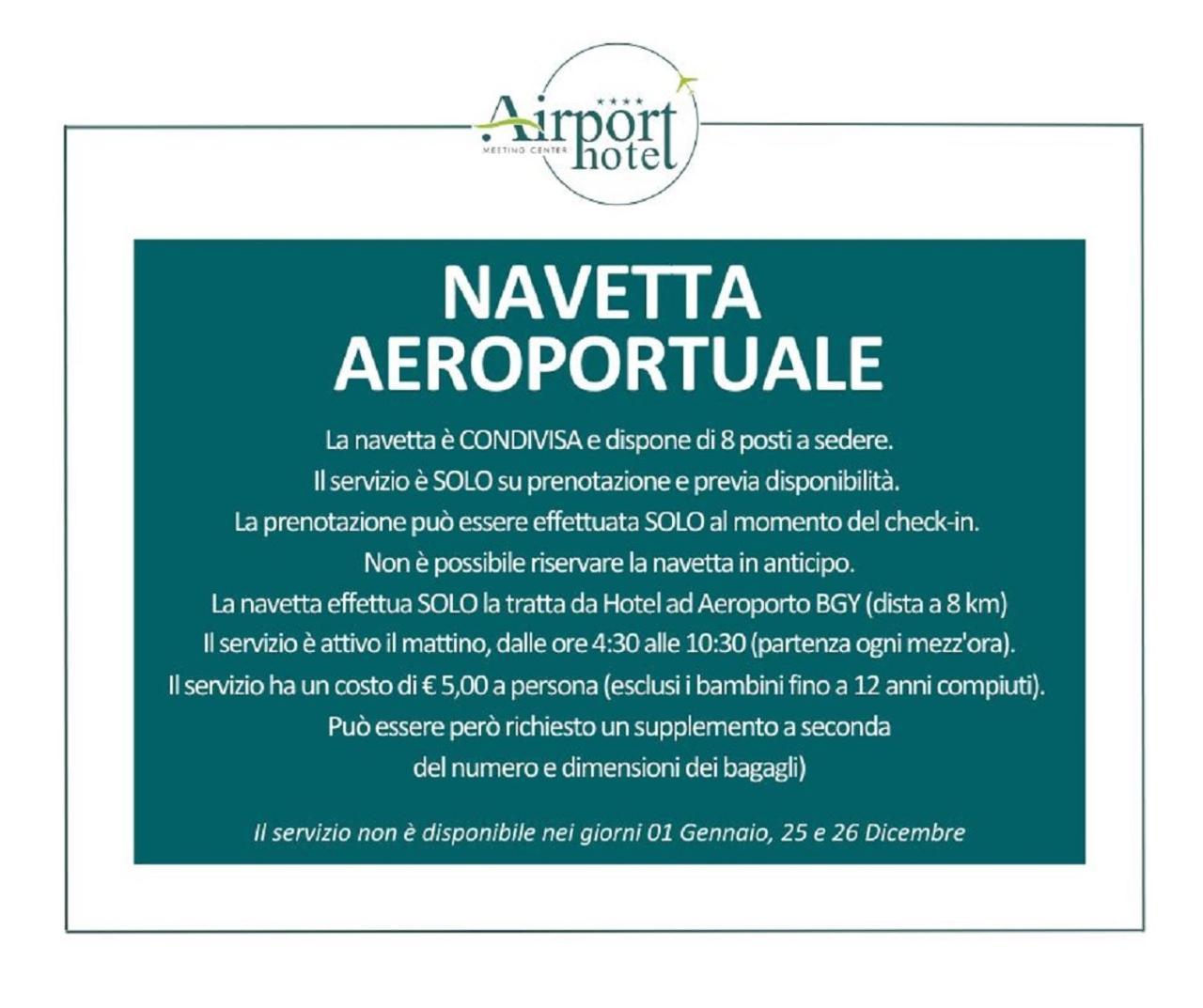 Airport Hotel Bergamo Bagnatica Esterno foto